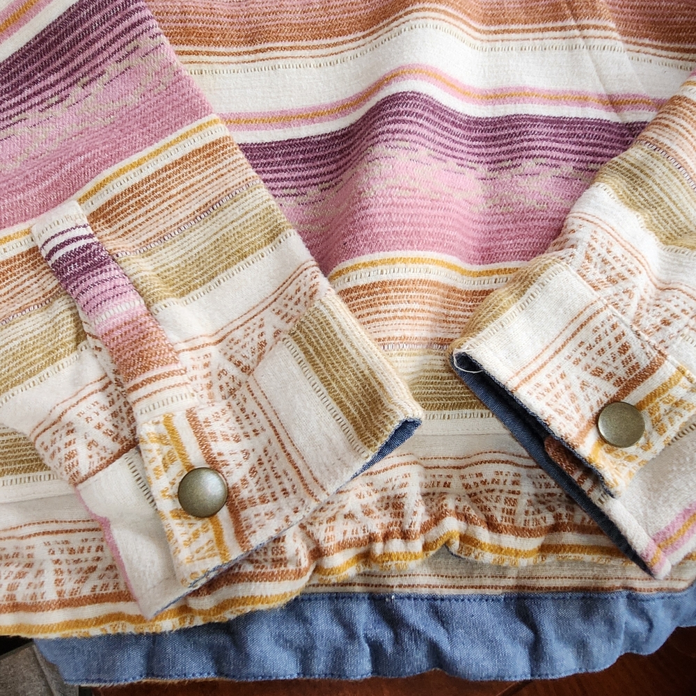 Pendleton Multicolor Striped Pullover Jacket - Cr… - image 4